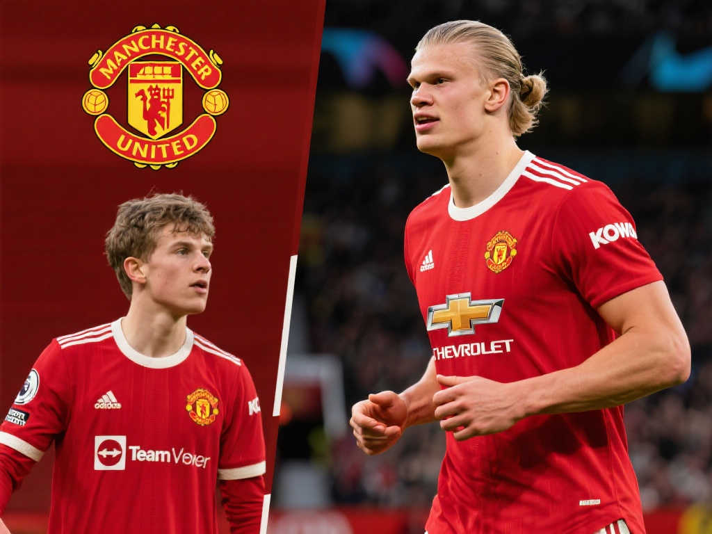 前曼联名将约克：霍伊伦与哈兰德差距明显，曼联暂难倚重